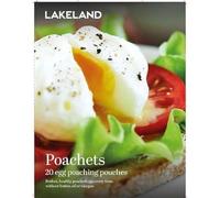 20 Lakeland Poachets Disposable Egg Poaching Pouches - Quick & Mess-Free Reliable Results Every Time