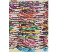 20 Large Silk Multi Coloured Embroidery Threads/Floss Rainbow Colour Embroidery Floss, Friendship Bracelets Threads, Crafts Sewing Thread