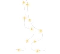 20 LED Silver Wire String Lights Stars 60332