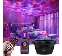 20 Lighting Effects Galaxy Projector, Large Projection Music Speaker, Remote Control Star Galaxy Light, Timer Night Light Projector for Kids Adults, Led Sky Light for Bedroom Gifts
