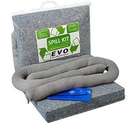 20 Litre EVO Spill Kit - Comprehensive Solution for Hydraulics, Oils, Coolant, Fuels, and Mild Acids - Rapid Spill Response and Clean-Up