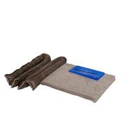 20 Litre VEOSORB General Purpose Spill Kit Refill Pack | Oil Chemical Fluid Absorbent Pads and Socks | Industrial Spill Control Kit for Garage Workshop Factory Maintenance | Leak Containment