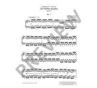 20 Little Studies op. 91 piano (intermediate) Moszkowski Schott Music Saddle-wir