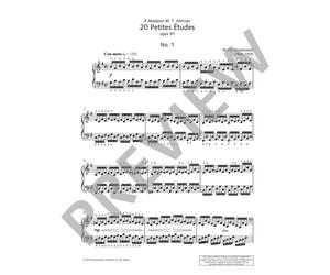 20 Little Studies op. 91 piano (intermediate) Moszkowski Schott Music Saddle-wir
