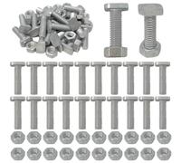 20 Long Cropped High Tensile Greenhouse Nuts & Bolts Genuine Elite Greenhouses Parts