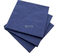20 LUXURY 3 PLY DARK BLUE PAPER NAPKINS - 33cm x 33cm Ideal for weddings, christenings, parties, bbq's etc