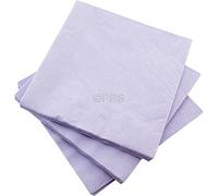 20 LUXURY 3 PLY LILAC PAPER NAPKINS - 33cm x 33cm Ideal for weddings, christenings, parties, bbq's etc