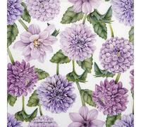 20 Luxury Ambiente Paper Napkins - Dahlias in Bloom - Table Decoration with Motif Also for Party or Decoupage 33x33cm 3 ply