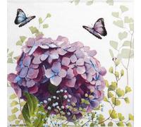 20 Luxury Ambiente Paper Napkins - Hydrangea Ball - Table Decoration with Motif Also for Party or Decoupage 33x33cm 3 ply