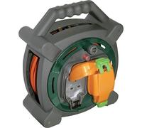 Masterplug Cable Reel 20m 2 Gang IP54 Outdoor Garden Power Extension Lead