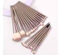 20 makeup brushes, full set of portable beginner blush brushes, beauty tools (20 sticks of champagne gold)