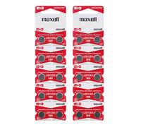 20 Maxell Alkaline Lr1130 189 Batteries 1.5V Kugelzelle Knopf Ag10 Exp 2026 New