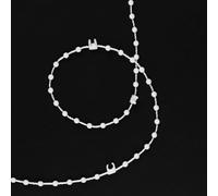 20 Meter 200 clips Vertical Blind Bottom Chain for 3.5 Inch/ 89mm Slats Durable Vertical BlindChain Vertical Blinds Repair Parts Ideal for Repair