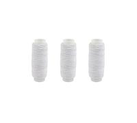 20 Meters Black and White Elastic Thread 0.6mm Fine High Elastic Sewing Machine DIY Clothing Binding Line ,Style 1,3Pcs