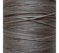 20 meters Waxed Nylon Cord, 2mm wide Super Strong Flat Jewellery Thread, Bracelet, Necklaces, Crafts, Shamballa, Macrame String (2mm Grey - 20m)