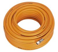 20 Metre High-Visibility Hybrid Air Hose With 1/4 Inch Bsp Unions And 8mm Bore