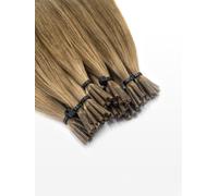 20 Microring I-Tip Extensions - professional Quality - 22" - 27 caramel blonde