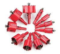 20 mm Bi-Metal Hole Saw Red, M47 HSS Hole Cutter for Metal, for Wood, Aluminium, Iron Sheet Pipe, Plastic
