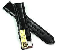20 mm Genuine Louisiana Black Crocodile Graf German Alligator Crocodile Band 20/18 B87