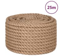 (20 mm x 25 m) vidaXL Rope 100% Jute Natural Hemp Cord Sisal Rope Multi Purpose Rope Cable