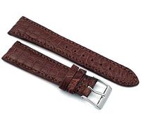 20 mm XS Women's Length Genuine Alligator Vintage Handmade in Germany Watch Strap Light Brown