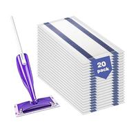 20 Mopping Pad Refill for Wet Jet Mop, Disposable Multi Surface Wetjet Hardwood Floor Cleaner Spray Mop Pads Refills