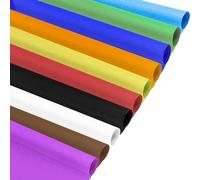 20 Multi Coloured Tissue Paper Sheets for Wrapping Gifts Art and Craft Kite Solid Color Flowers Packaging Boxes Bags Floral Autumn Birthday Christmas Party Festival Decorative 50x38CM