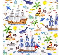 20 Napkins Alles zum Pirate Life Boy Children Table Decoration Decoupage Decoupage Napkin Technology 33 x 33 cm