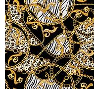 20 Napkins Animal Pattern in Elegant Decoration Gold Black Abstract Timeless Guests Table Decoration Festival Celebration Craft Decoupage Napkin Technology 33 x 33 cm