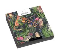 20 Napkins Animals of the Forest on Green Leaves | Fox | Hedgehog | Squirrel | Forest | Table Decoration | Decoupage | 33 x 33