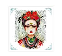 20 Napkins Art Frida in the Heart as Table Decoration Paper Napkins with Motif Also for Decoupage and Decoupage 33 x 33 cm