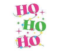 20 Napkins Christmas Colourful Ho-Ho-Ho as Table Decoration Paper Napkins Christmas with Motif Also for Decoupage and Decoupage 33 x 33 cm
