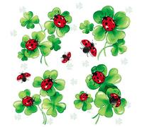 20 Napkins Clover Leaf and Ladybird Spring Summer Good Luck 33 x 33 cm