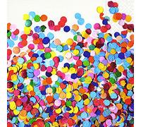 20 napkins confetti colourful, party, birthday, carnival, 33 x 33 cm