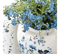 20 Napkins Flowers Forget Me Not in Vase Table Decoration Paper Napkins with Motif Also for Decoupage and Decoupage 33 x 33 cm