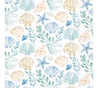 20 Napkins Maritime Shells and Underwater Plants Table Decoration Paper Napkins with Motif Also for Decoupage and Decoupage 33 x 33 cm