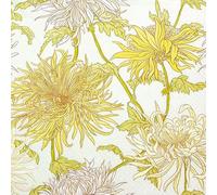 20 Napkins Natural Pattern on Chrysanthemums as Table Decoration Paper Napkins with Motif Also for Decoupage and Decoupage 33 x 33 cm