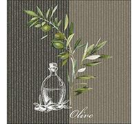 20 Napkins Olive Oil on Branch 33 cm x 33 cm