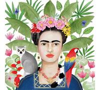 20 Napkins People Woman with Exotic Animals as Table Decoration Paper Napkins with Motif Also for Decoupage and Decoupage 33 x 33 cm