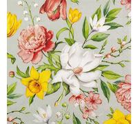 20 Napkins Spring Flowers Vintage Table Decoration Paper Napkins with Motif Also for Decoupage and Decoupage 33 x 33 cm