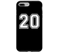 20 Number Twenty Team Sports Graphic Design Matching Varsity Case for iPhone 7 Plus/8 Plus