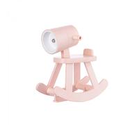 20%OFF-2023 New creative gift Rocking horse small night light led light cute pet ornaments mini cute mobile phone holderPink