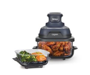[20% OFF with code: NINJA20] Ninja CRISPi 4-in-1 Portable Air Fryer - Cyber Space Blue, 3.8L, 1700W, Air Fry, Roast, Keep Warm, Recrisp, Space Saving Compact Design, 2x Removable Glass Containers & Li