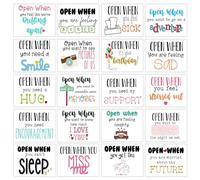 20 Open When Envelopes - Long Distance Relationship Kit, Open Me When Leaving Home Gifts for Boyfriend & Girlfriend