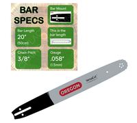 20" OREGON VersaCut Guide Bar 3/8" x .058" (1.5mm) for Husqvarna - 208VXLHK095