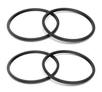 20 oz Rubber Seal Replacement Gasket for Yeti Lid, Leak-Proof O Ring Replacement Compatible with Yeti 20 oz Tumbler, 10/24 oz Mug, 25 oz Straw Mug and 10 oz Lowball, Black, 4 Packs