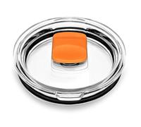 20 oz Tumbler Lid,Yeti Replacement Lids Compatible for YETI 20 oz Tumbler,10/24 oz Mug and 10 oz Lowball, Travel Spill-Proof Cup Lids Covers with Magnetic Slider Switch, Yeti Lid BPA Free,Oranges