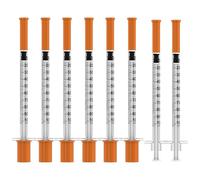 20 Pack 0.5ml 30Gx8mm Disposable Measuring & Dispensing Tools, Individually Wrapped Lab Accessories, Pet Liquid Feeding Dropper