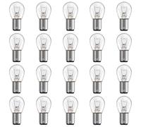 20 Pack 1157 Bulbs, 1157 Long Life Miniature Bulb Automotive Brake Light Tail Light Turn Signal Bulbs for Marker Tail Running Parking Backup Light