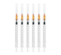20 Pack 1ml 25Gx25mm Disposable Measuring & Dispensing Tools, Individually Wrapped Lab Accessories, Pet Liquid Feeding Dropper